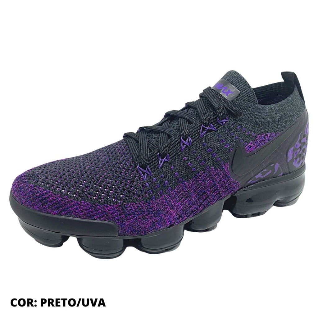 NIKE AIR VAPORMAX VIETNÃ PRETO UVA