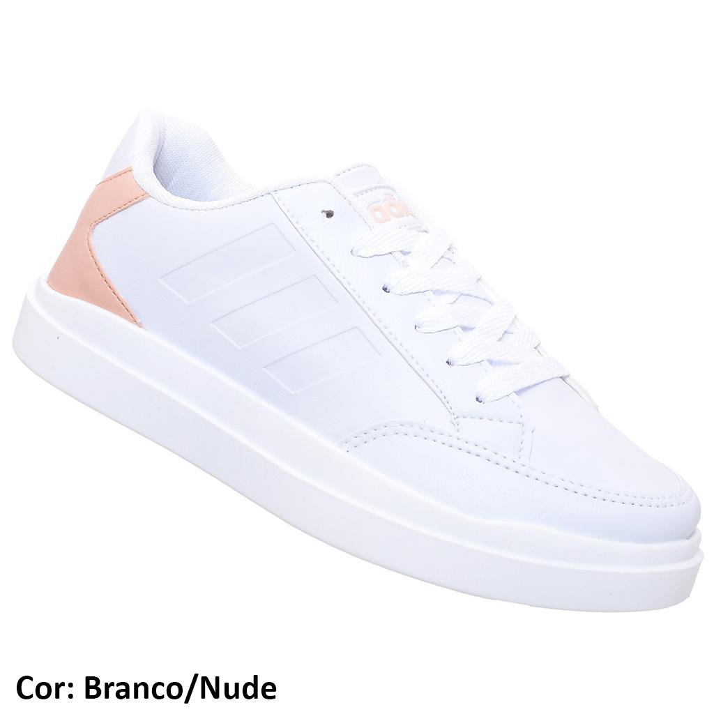 tenis adidas feminino preto e nude