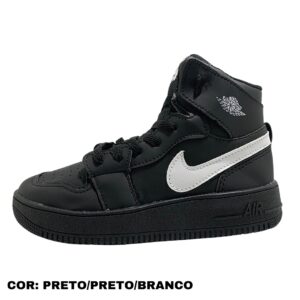 JORDAN INFANTIL PRETO PRETO BRANCO