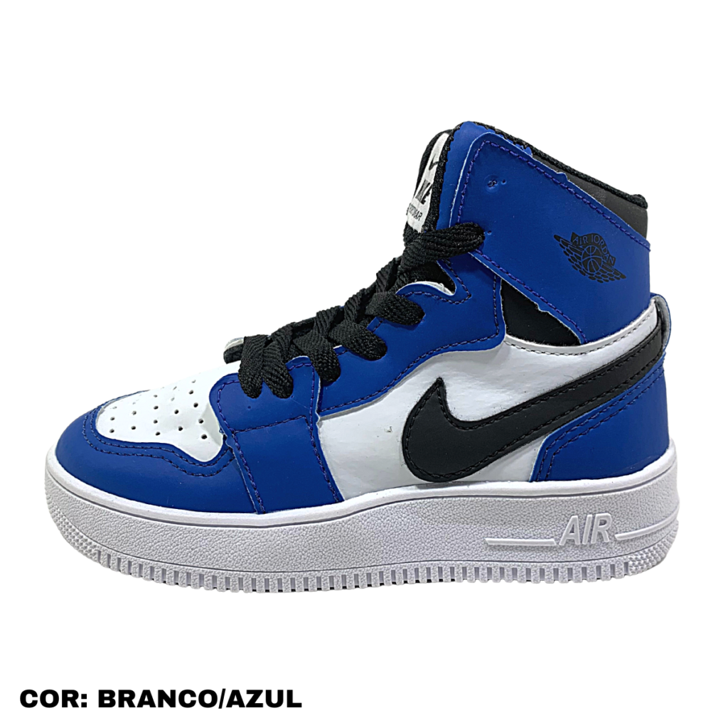 JORDAN INFANTIL BRANCO AZUL