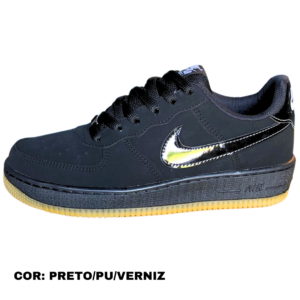 AIR FORCE VN PRETO PU VERNIZ