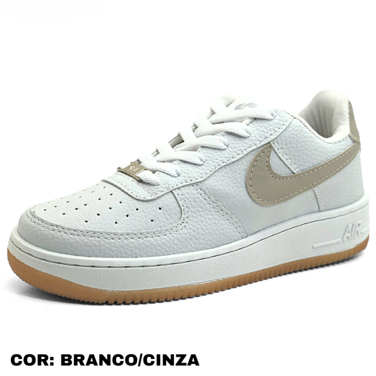 NIKE AIR FORCE GT BRANCO CINZA