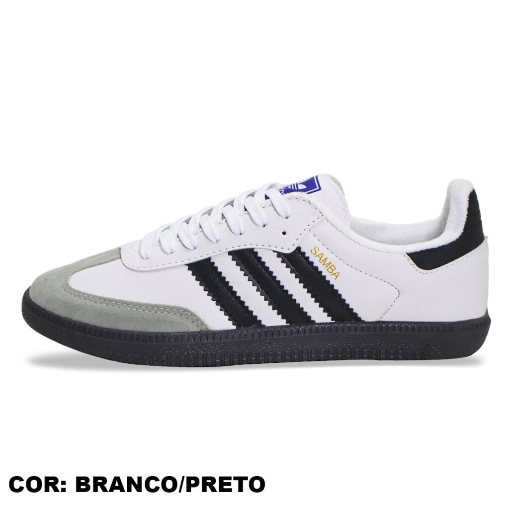 ADIDAS SAMBA BRANCO PRETO