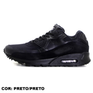 NIKE AIR MAX 90 PREMIUM PRETO PRETO