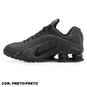 NIKE SHOX R4 PRETO PRETO